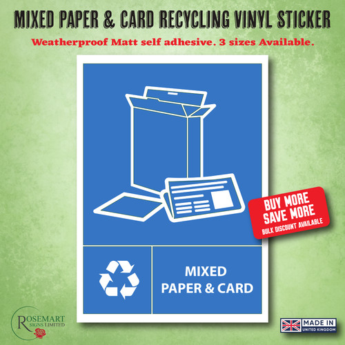 Mixed paper and card - mixed,