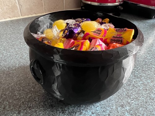 Printed witches cauldron - 3d,