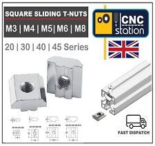 T-nut M3 M4 M5 M6 M8 M10 Sliding Tee Nut Aluminium Extrusion 20 30 40 45 Series
