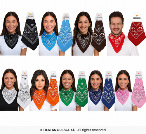 Cowboy cowgirl bandanas neck - cowboy,