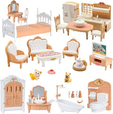 36Pcs Dollhouse Furniture
