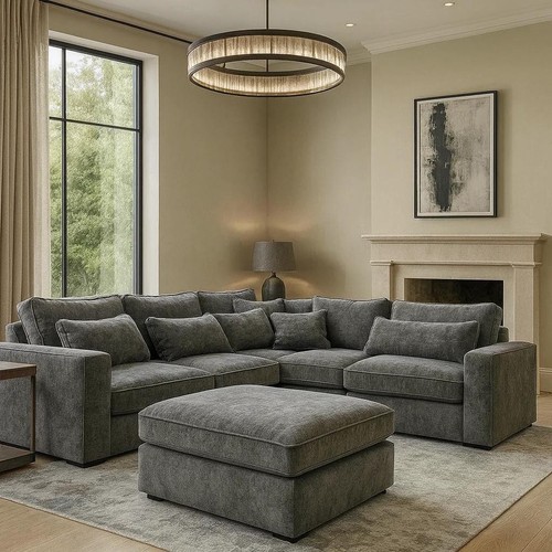 Brand new ruby corner sofa - new,