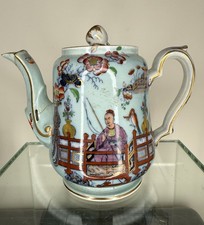 19th Century English Chinoiserie Tea Pot, Ridgway 9684 