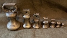 Set of 7 Vintage Brass Kitchen