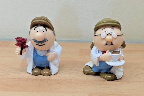 Tetley tea folk figurines - tea,