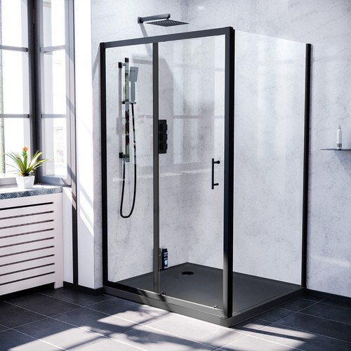 Nes home 1100mm black sliding - home,