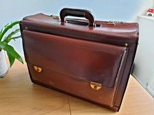 Vintage Leather Pilots, Doctors, Salesman Attache Briefcase