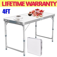 4FT Folding Table Adjustable