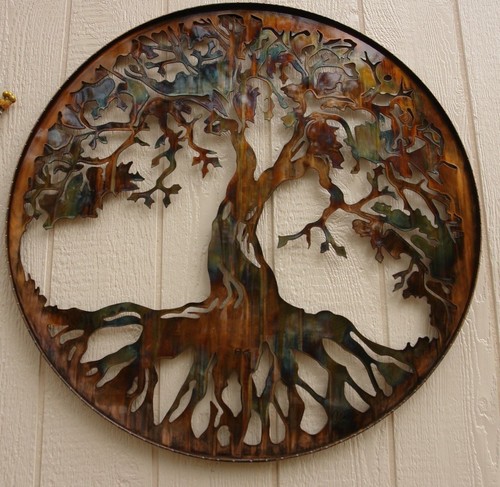 Tree life metal - life, art
