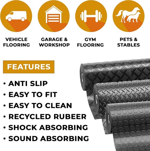 3mm rubber flooring matting - 3mm,