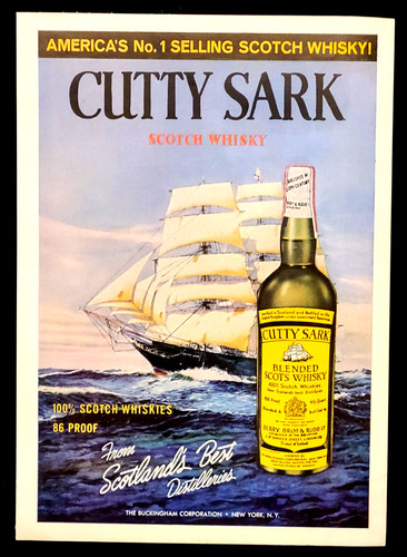 Cutty sark scotch - scotch, 1963