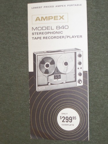 Vintage ampex model 840 - ampex,