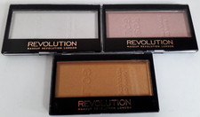 Revolution Makeup Highlighter Bundle 3 Shades Gold Rose Gold Platinum New