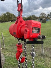 Red Rooster Toku TCR 3000 3 Ton Pneumatic Air Chain Lifting Hoist Winch 6m HOL