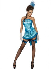 Lady Elegance Saloon Girl Blue