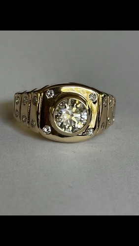 Mens diamond ring 14k - diamond,
