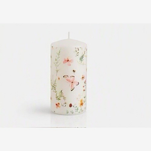 Floral butterfly pillar - floral, &