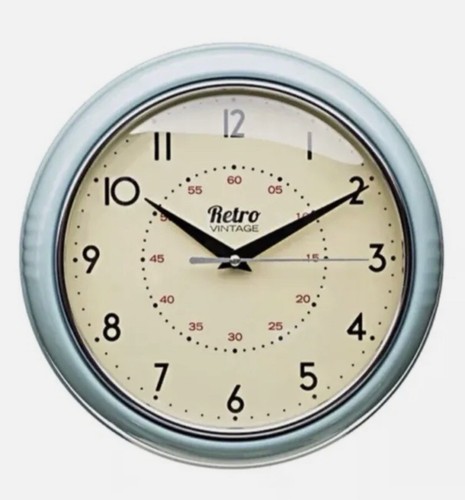 New round kitchen clock retro - new,