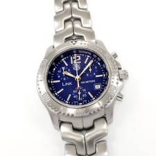 TAG Heuer Link Chronograph CT1110-0 Blue Dial 41mm Bourne Identity CT1110.BA0550