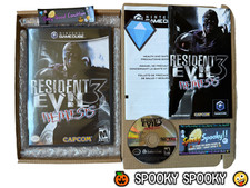 Resident Evil 3 Nemesis Nintendo Gamecube - NTSC-U/C USA VGC CIB Natural Disc