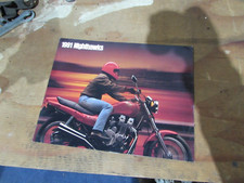 NOS 1991 HONDA NIGHTHAWK CB250 CB750 SALES BROCHURE