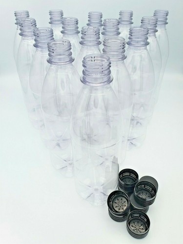 Clear plastic 500ml pet - clear,