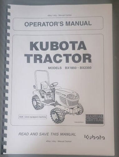 Kubota tractor bx1850 - tractor, bx2350