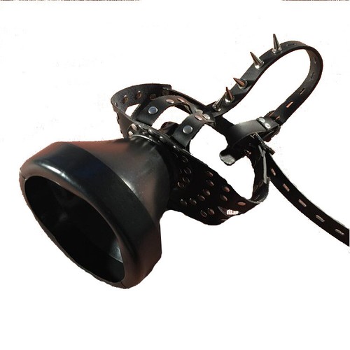 Leather belt set mouth gag - pu,