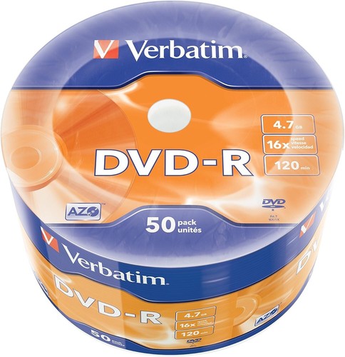 Pack verbatim dvd matt - 50,
