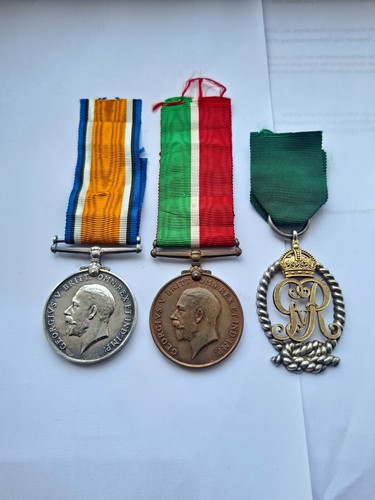 Wwi mercantile marine medal - wwi,