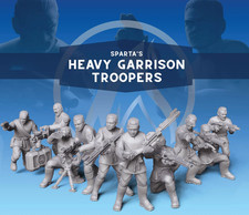 Star Wars Legions Miniatures - Spartas Heavy Garrison Troopers - Kamino Squad