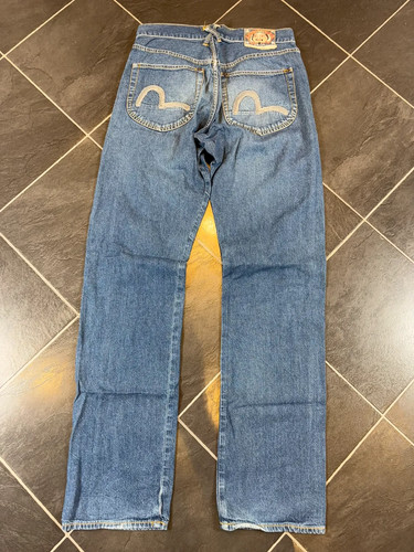 Evisu jeans mens light blue - jeans,
