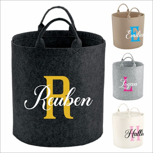 Personalised name storage tub - name,