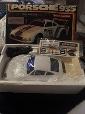 vintage 80s Porsche 935 Sonic Control remote-controlled car unused. Box damaged