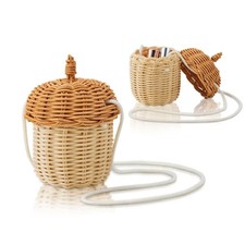 Handcrafted Rattan Basket Set