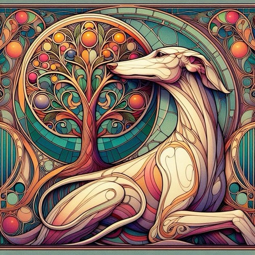 Greyhound lurcher - ,,