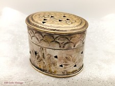 Oval With Patina Vintage Metal