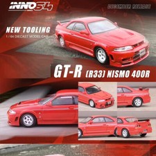 INNO 1:64 Model Car Nissan Skyline GT-R (R33) NISMO 400R Alloy Die-Cast - Red