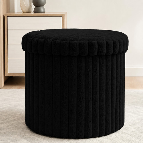 Folding ottoman storage - ottoman,