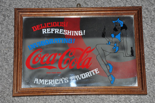 Vintage coke coca cola - cola, mirror