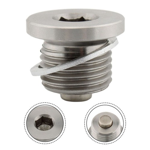 Magnetic oil drain and - drain, gasket