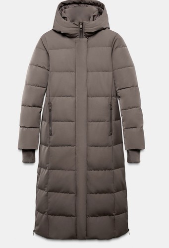 Zara down puffer - hooded, water