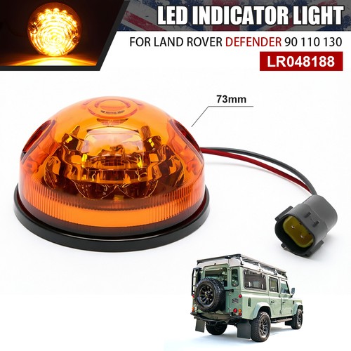 73mm amber led indicator light - amber,