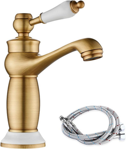 Retro bathroom sink - retro, tap