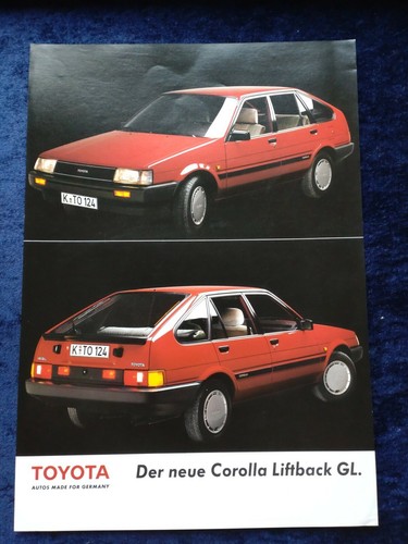 Toyota corolla liftback - corolla, gl