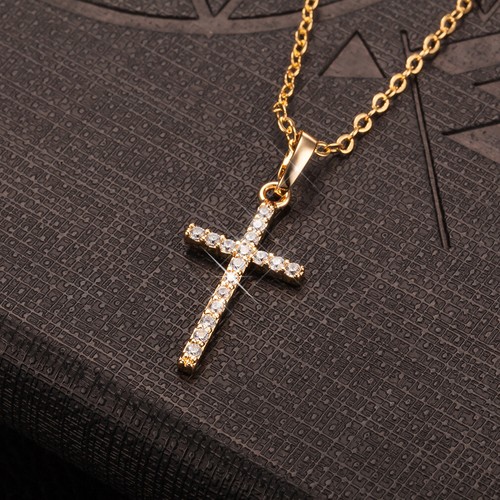 Diamante cross crucifix - cross,