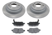REAR BRAKE DISCS PADS SET FOR