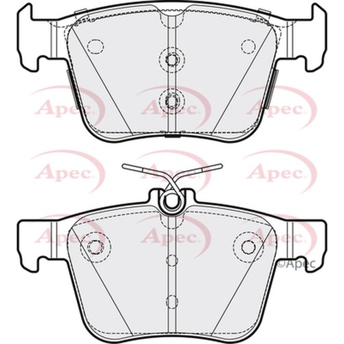 Brake pads set for - vw, mk7