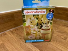 Sylvanian families calico beautiful wedding cake and accessories nrfb New in box