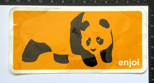 Enjoi big orange panda - enjoi, 2001